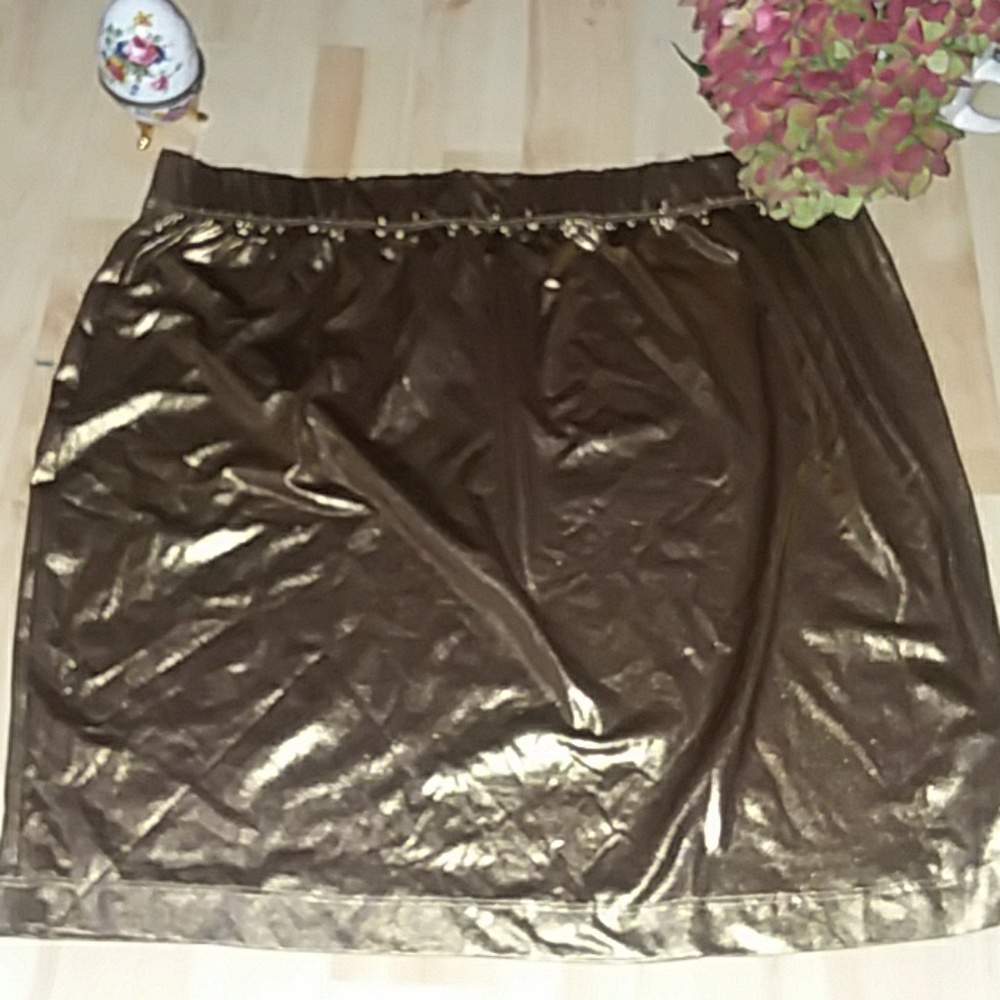 Shiny Gold Skirt